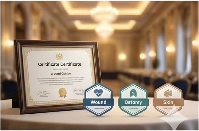 Certificate and optional skill badges example